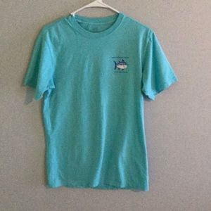 Southern Tide Blue Short Sleeve Cotton T-Shirt